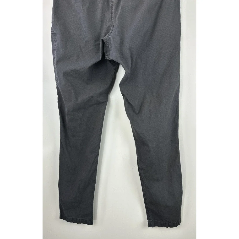 Vuori Ripstop Climber Pants Mens Medium Charcoal Grey Stretch Outdoor Trousers - Picture 12 of 13